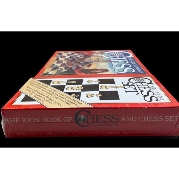 The Kids Book Of Chess & Chess Set By Harvey Kidder - Picture 9 of 9